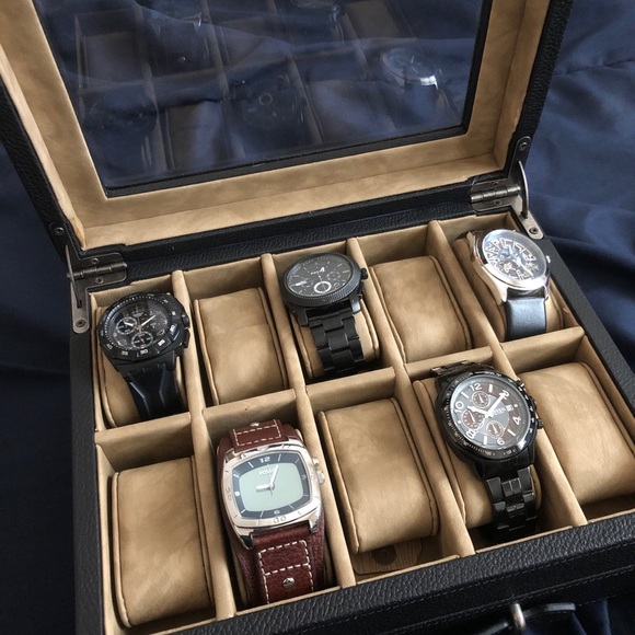 COPY - Fossil Multiple Watch Leather Case - Picture 2 of 4